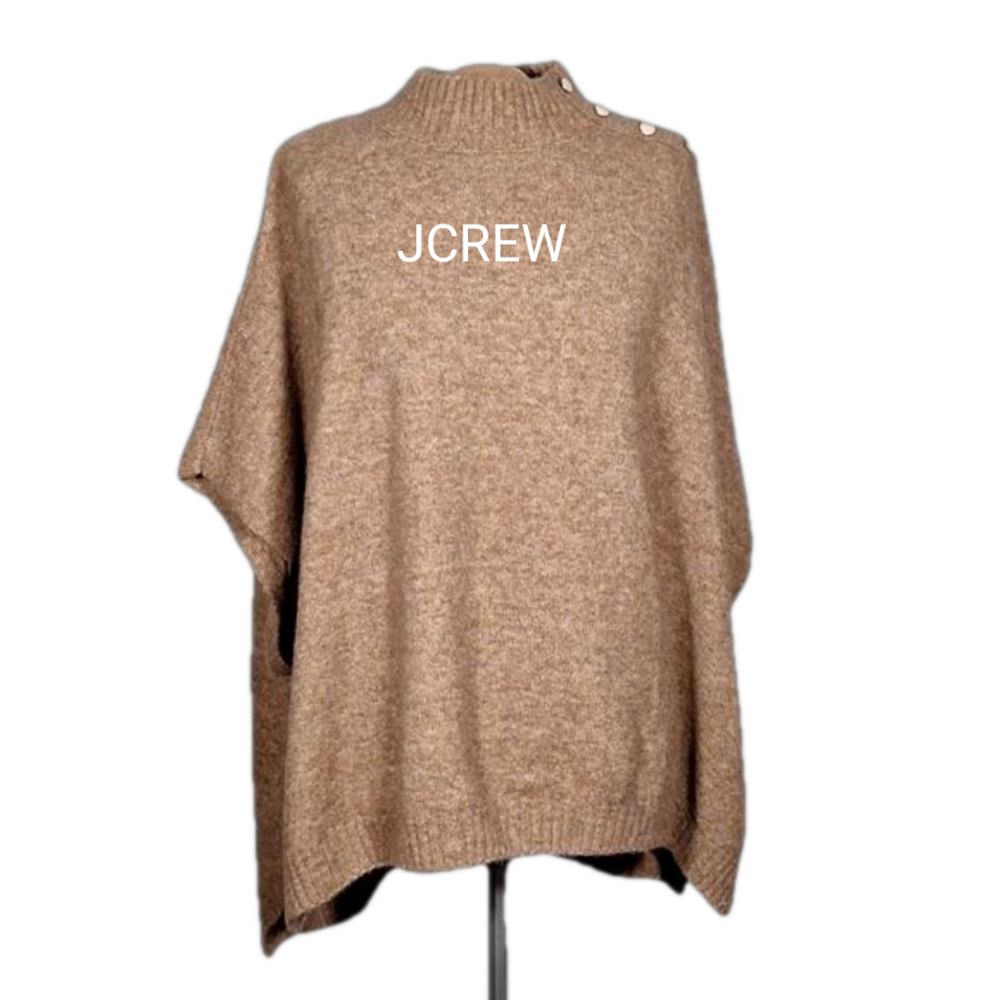 💚💚J.Crew tan cape NWT